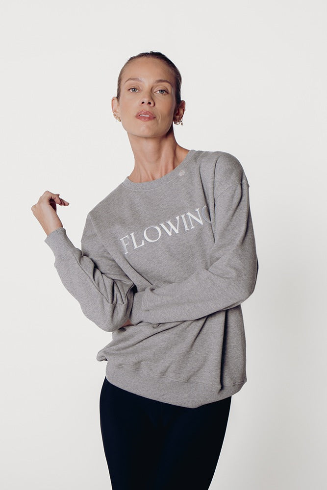 
                      
                        FLOWING SWEATSHIRT
                      
                    