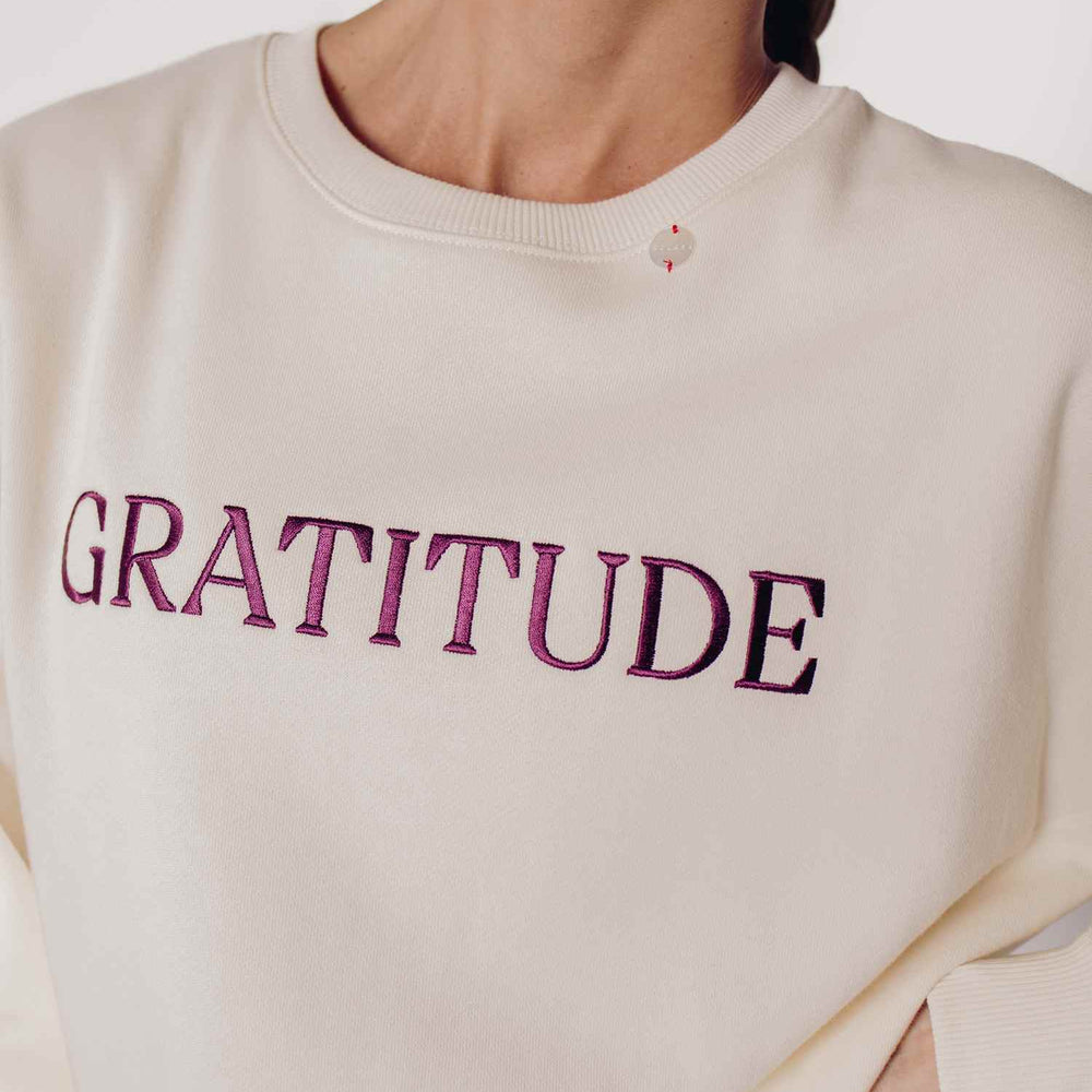 
                      
                        GRATITUDE SWEATSHIRT
                      
                    